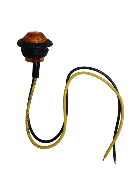 DAF BEUGEL LED 24V ORANJE SPOTLAMP ROND KLEIN NO 000218
