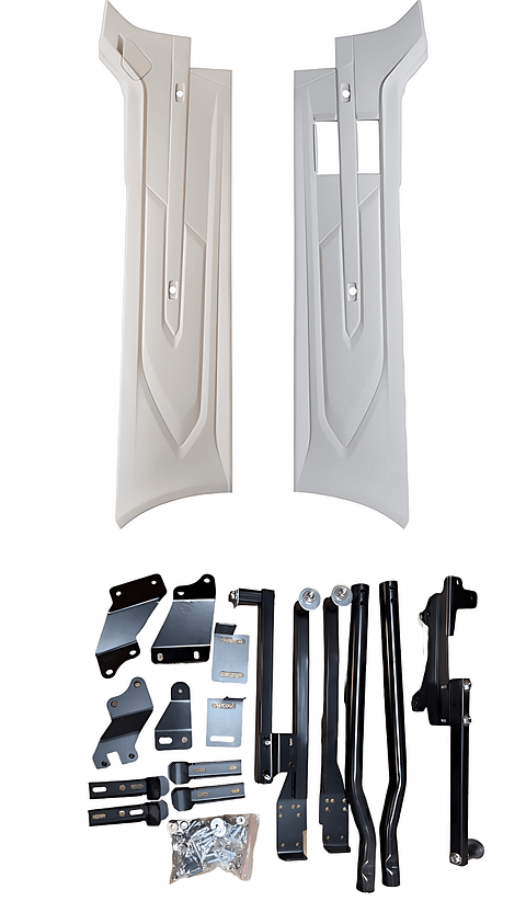 DAF XG XG+ XF ZIJSKIRT SET WB 4000mm 2022- PRIMER ,COMPLEET MET BEVESTIGING.