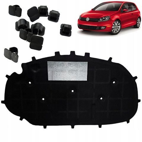 VW Golf 6 Motorkap isolatie Golf VI motorkap isolatie Golf 6 Motorruimte 5K0863831A