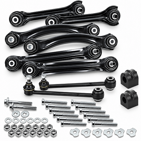 Ophanging Mercedes W124 W201 W202 S202 208 W210 S210 draagarmen reactiearmen 2103509999