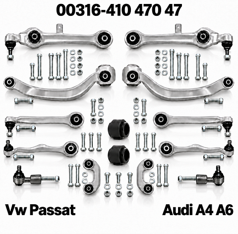 Audi A4 Audi A6 draagarm Passat 3B draagarm set reactiearm spoorstang stabilisatorstang