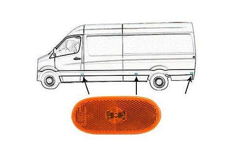 VW Crafter parkeerlicht Mercedes Sprinter Knipperlichtautomaat pinkdoos A0038202956