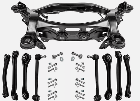 Draagarmen Mercedes W202 Subframe reactiearmen achteras