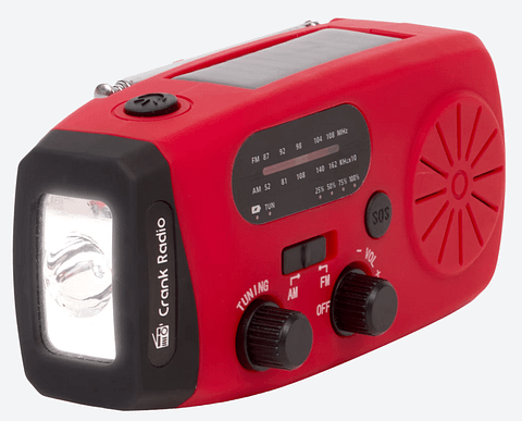Nood radio Solar noodradio LED verlichting Pouwer bank + SOS