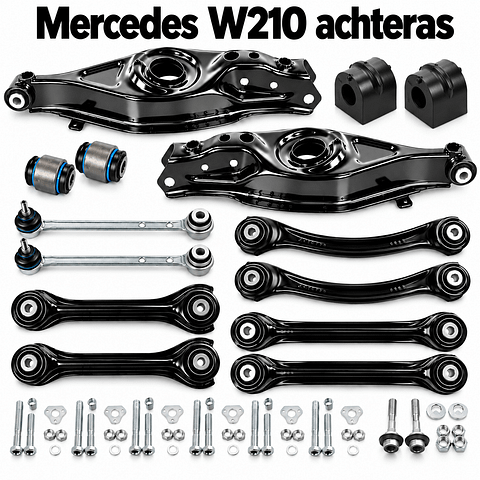 Draagarmen Mercedes W210 ophanging Mercedes S202 achteras