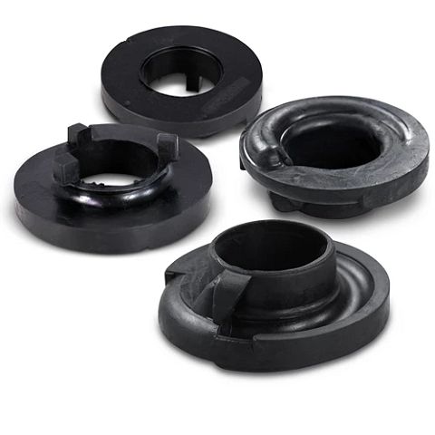 Rubber veren VW Transporter T5 veerschotels achteras boven onder