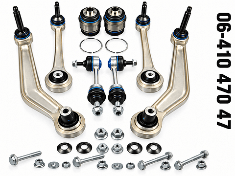 Draagarmen BMW E61 reactiearmen BMW E60 stabilisatorstangen achteras