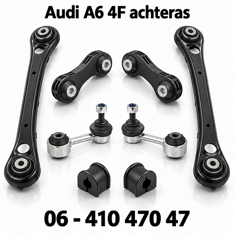 Draagarmen Audi A6 4F stabilisatorstang Audi A6 C6 4F koppelstangen stabilisator rubber