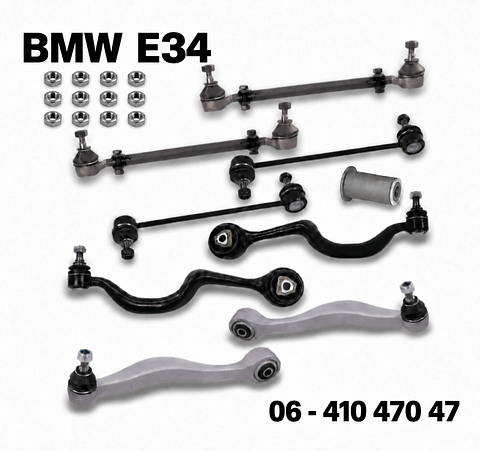 Draagarm BMW E34 draagarmen BMW E34 stabilisatorstang