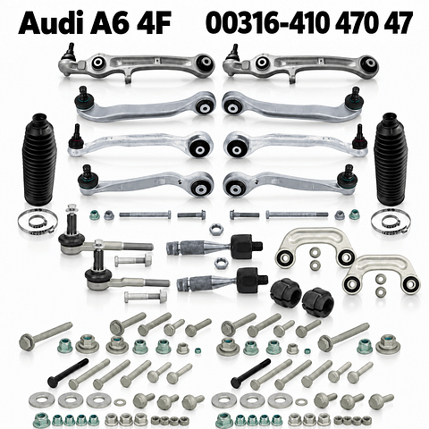 Audi A6 4F draagarmen Audi A6 4F spoorstang reactiearmen