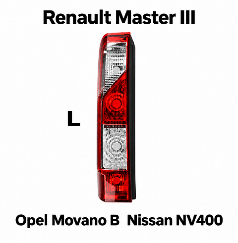 Nissan NV400 achterlicht Renault Master Opel Movano achterlicht 4419378