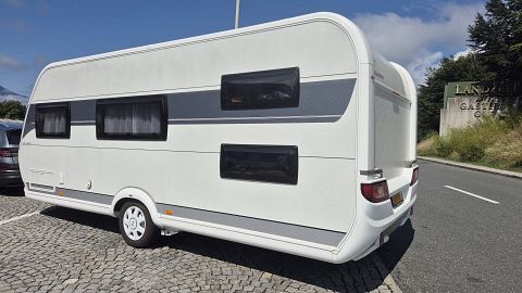 Hobby KMFE 545 KMF STAPELBED Airco Mover Luifel Fietsendrager
