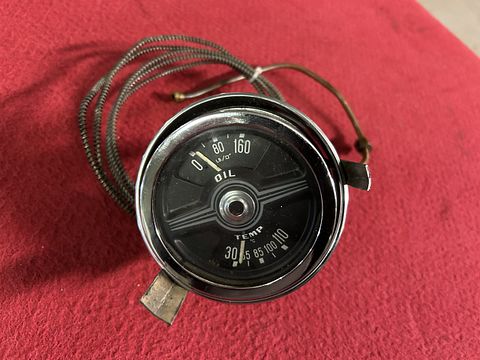 Aston Martin DB4 instrument olie/temp. combi
