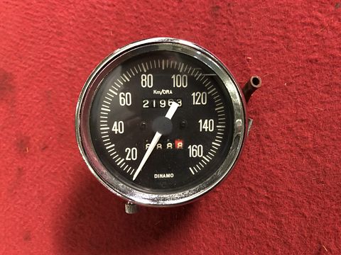 Fiat 500, 600, 850, 1000 TC en Abarth snelheidsmeter