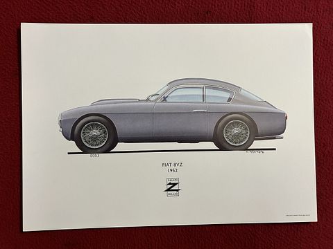 FIAT 8V Z” poster