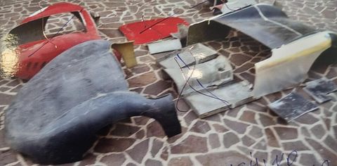 Carrosserie uitdeukhamer (beating dummy) Maserati 200/250s