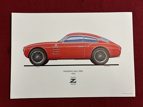 MASERATI A6G 2000” poster