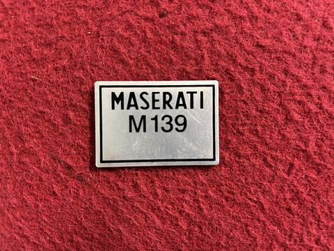 MASERATI M139” QP 5e serie plaatje