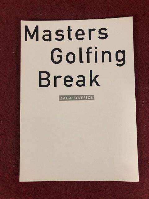 Masters Golfing Break Zagato brochure