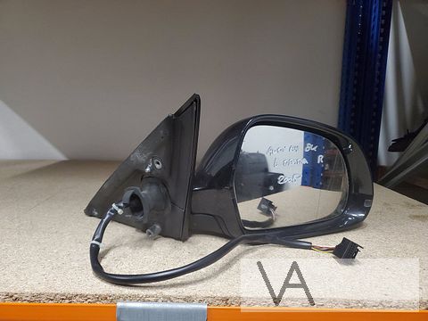 Audi A4 8k 2007 - 2010 spiegel rechts zwart 6 draden €50