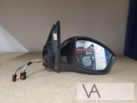 Peugeot 308 2013 - 2020 spiegel rechts 12 draden zwart €100