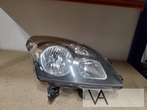 Renault Koleos 2008 - 2014 koplamp rechts zwart binnenwerk