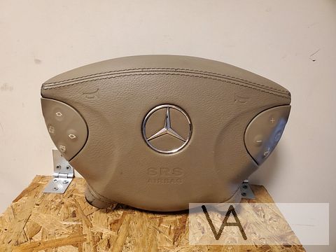 Mercedes E klasse W211 airbag beige LEER leder 2002 - 2009