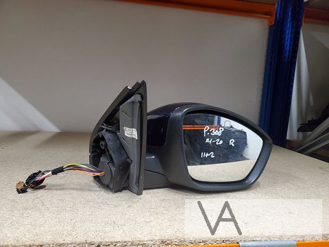 Peugeot 308 van 2013 - 2020 spiegel rechts 13 draden €100