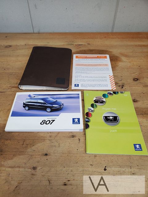 Peugeot 807 2002 tot 2014  instructieboekje C8 Phedra Ulysse