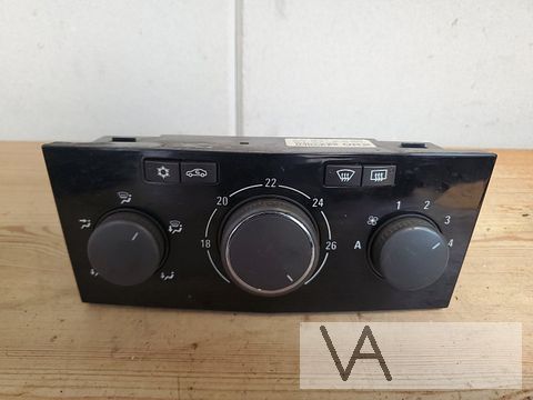 Opel Astra H 2004 - 2010 kachel bedien paneel 13250616 zwart
