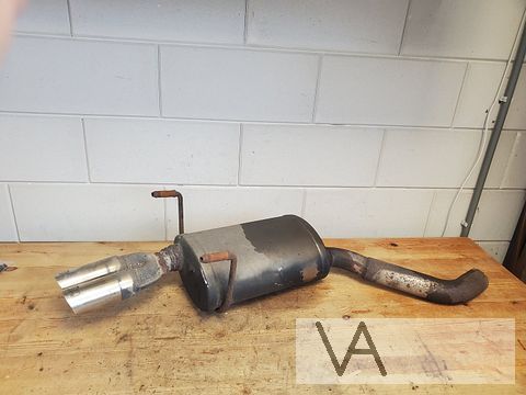 Peugeot 406 coupe 1997 - 2005 uitlaat einddemper 2 pijpen