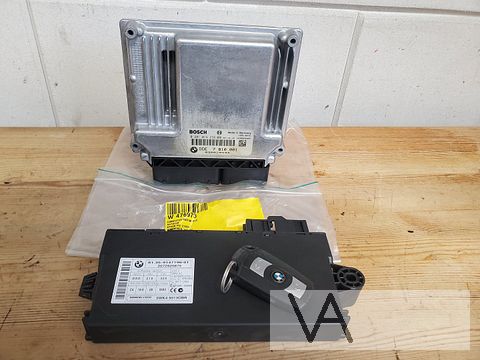 BMW 1 serie E87 / 3 E90 ecu met cas SLOTENSET 116d 118d 320d