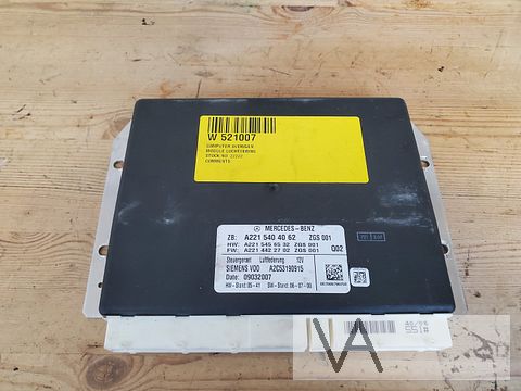 Mercedes S klasse W221 2005 - 2013 module luchtvering €50