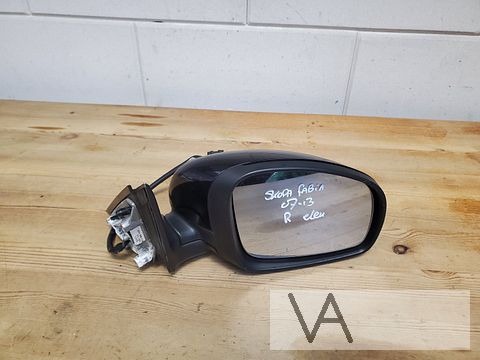 Skoda Fabia 2007 - 2013 spiegel rechts elektrisch zwart €30