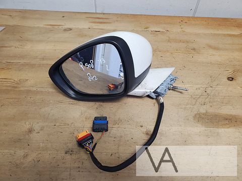 Peugeot 508 2010 - 2017 spiegel links 10 draden wit €75