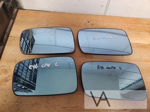 BMW 3 serie E46 coupe / cabrio 1999 - 2006 spiegelglas LINKS