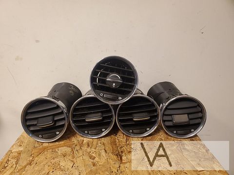 Peugeot 308 2008 - 2013 dashboard luchtrooster set van 5