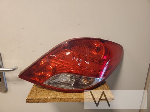 Peugeot 207 hatchback facelift achterlicht met led 06 - 12