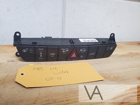 Mercedes ML W164 alarmlicht schakelaar met stoelverwarming