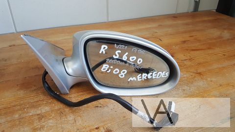 Spiegel zilver rechts Mercedes S klasse W221 05 - 09 zelfdim