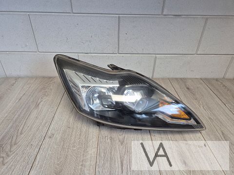 Ford Focus 2 facelift koplamp XENON rechts zwarte binnenkant
