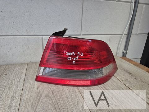 Saab 9-3 achterlicht rechts 2002 - 2006 gelijmd glaasje €75