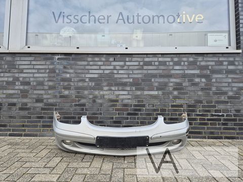 Voorbumper voor Mercedes SLK R170 facelift zilver met lampen