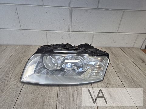 Koplamp xenon links Audi A8 2002 - 2007 nette staat €150