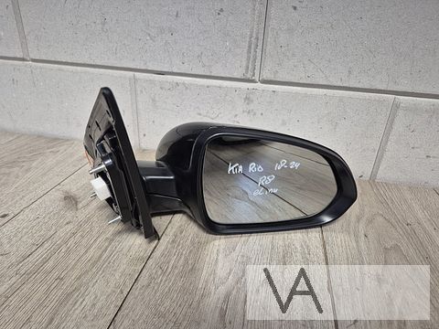 Spiegel rechts 8 pins zwart voor Kia Rio en Stonic 2017-2024