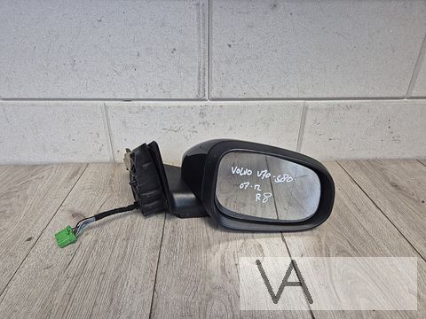 Spiegel rechts voor Volvo V70 en S80 2007 -2012 8 draden €99