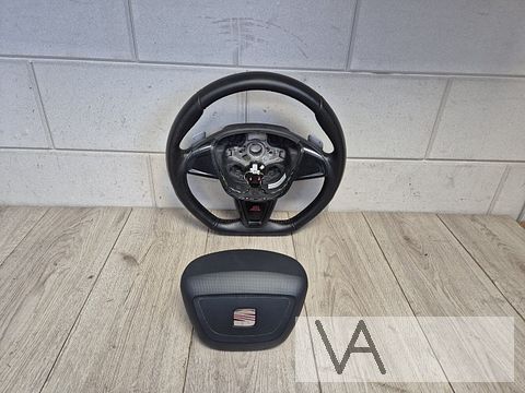 Stuur BOCANEGRA Seat Ibiza 6j 2008 - 2013 afgeplat flipper