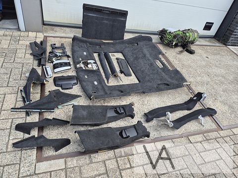 Complete zwarte alcantara hemel voor Mercedes CLS W218 AMG