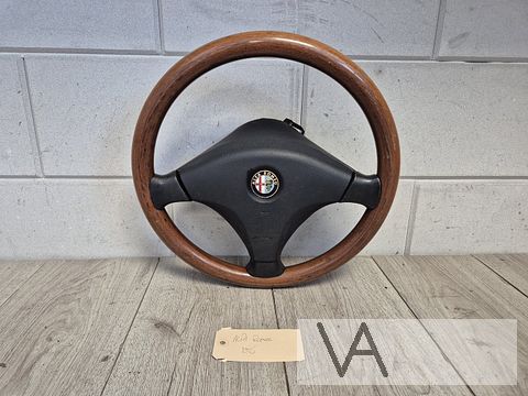 Houten stuur van Alfa Romeo 159 1997 - 2002 met airbag €150