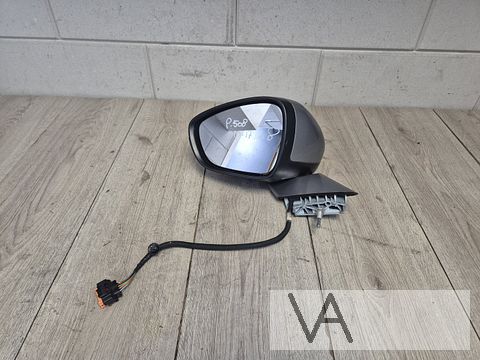 Spiegel links van Peugeot 508 2010 - 2017 grijs 8 draden